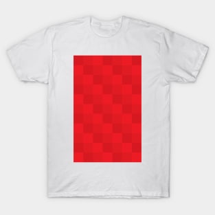 Aberdeen Retro Red Checkered Home 1987 - 1990 T-Shirt